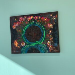 Colorful Floral Abstract Art